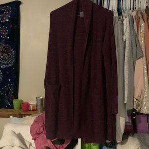 Calia dark purple cardigan